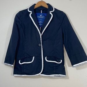 American Eagle Navy Womens Blazer